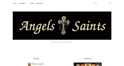 Desktop Screenshot of angels-and-saints.org